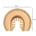 thumbnail image 2 of Lefu 64mm Half Circle Diamond Quick Release Oscillating Tool Saw Blade Cutting Disc, 2 of 9