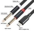 thumbnail image 5 of AOOOWER USB C to 6.35mm 1/4inch TRS Cable Digital Chip for Mobilephone, Tablets, Laptops, 5 of 11