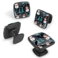 thumbnail image 2 of 4 Pcs Cabinet Handle Drawer Pulls Christmas Snowman Knobs with Screws Square Furniture Office Cabinet Knob Decoration, 2 of 7