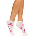 thumbnail image 4 of Yacht & Smith Pink Ribbon Breast Cancer Awareness Ankle/Crew Socks for Women (12 Pairs Assorted (Ankle) Women (9-11)), 4 of 6