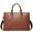 Coffee Large, variant on Leather Lawyers Briefcase Shoulder Laptop Business Slim Bags for Men & Women Black