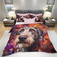 thumbnail image 3 of 3 Pieces Duvet Cover Set Irish Wolfhound Dog 3D Print Bedding 1 Duvet Cover 2 Pillowcases Natural Animals Comforter Sets Soft Breathable for Boys Girls Children DPE6g0, 3 of 6