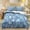 Blue Paisley, variant on Qpednta Brown Cow Print Duvet Cover Set Soft Cozy Bedding Set with 2 Matching Pillow Shams Breathable Bedding Comforter Cover 3 Pieces Comforter Set Bedroom Decor