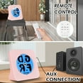 thumbnail image 4 of CD Player with Bluetooth 5.0, Portbale CD Player with Speakers, Desktop Home CD Player with USB, Timer, Remote Control, FM Radio, AUX, 4 of 6