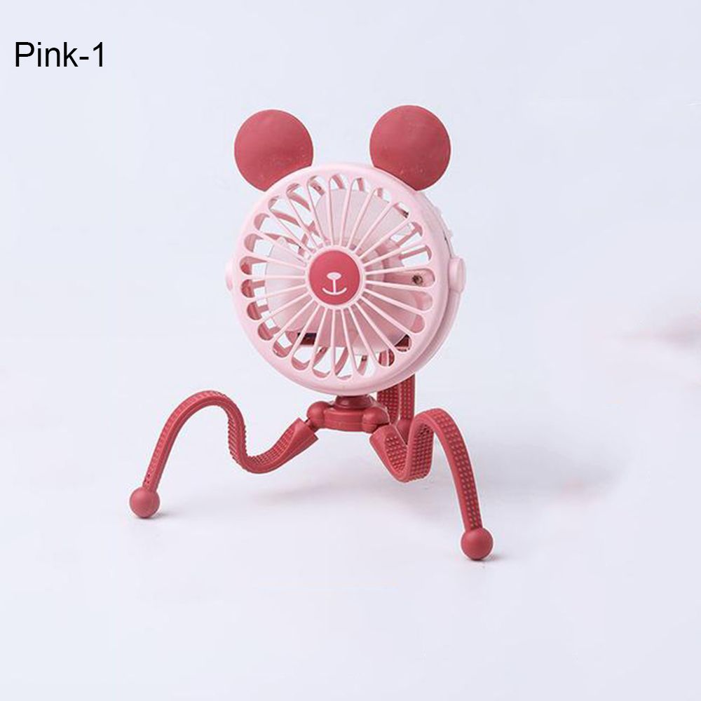 Mini Handheld USB 500mAh Rechargeable Fan Car Seat Fan Stroller Fan