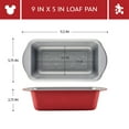 thumbnail image 4 of Farberware Disney Bake with Mickey Mouse 9x5 Inch Nonstick Loaf Pan, Dishwasher Safe and Oven Safe to 450°F, Red, 4 of 13