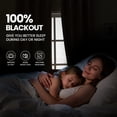 thumbnail image 4 of JIATER Blackout Curtains Set of 2 Panels for Bedroom Living Room 42 x 63 in,Thermal Insulated Room Darkening Curtains with Grommet,White, 4 of 7
