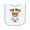 White and Light Blue, variant on Inktastic Baby Boy Funny the Boss Baby Terry Cloth Bib