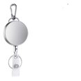 thumbnail image 1 of 1 llavero retráctil de alta resistencia, 2 en 1, clips de carrete, soporte de insignia retráctil con carrete de cinturón para llavero, soporte para tarjeta de identificación Sincero Electrónica, 1 of 4