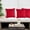 Red, variant on YHAICO Fall Pillow Covers Travel Pillow Covers Purple Pillowcase 2PCS Outdoor Water Proof Pillow Cover Modern Solid Color Cushion Pillow Backrest Pillow Cover