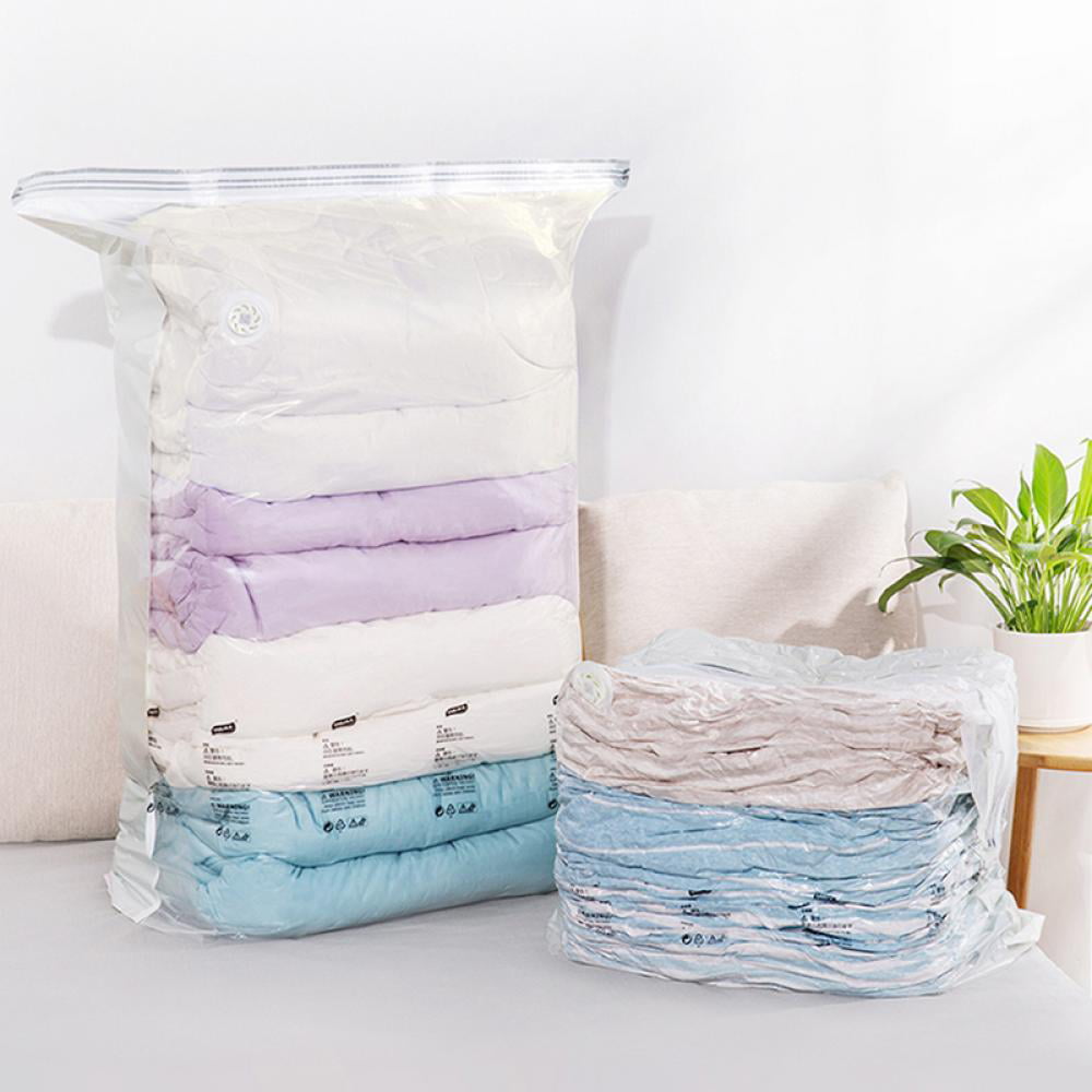 Spedalon Vacuum Storage Bags - Pack of 12 (3 Jumbo + 3 Large + 3 Medium + 3 Small) Reusable with Free Hand Pump for Travel Packing | Best Sealer Bags