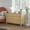 Natural Wood, variant on Demi Bonn 6 Drawer Dresser for Bedrooms with Wood Legs and Gold Pulls, Storage Fluted Chest, Beige