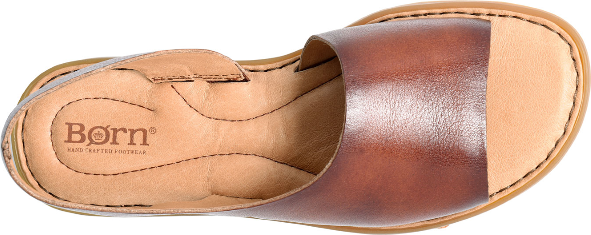 Born Women's Inlet Sandal Dark Tan (Brown) BR0002292