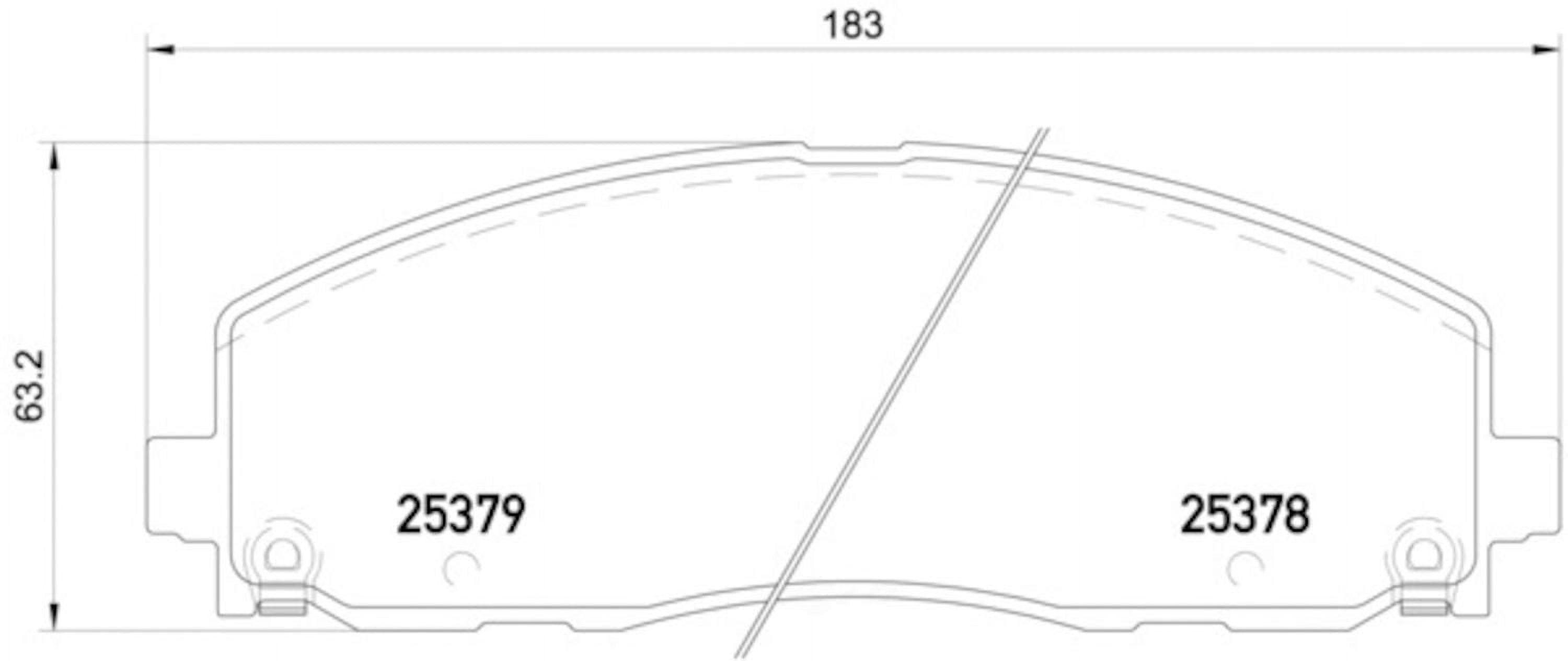 Hella 355020571 Disc Brake Pad Fits select: 2013-2016 CHRYSLER TOWN & COUNTRY TOURING, 2019-2020 DODGE GRAND CARAVAN SXT