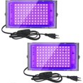 thumbnail image 1 of 2pcs Projecteur Uv Led 100w Lumire Noire Ip65 Impermable, Lampe Led Ultra-violet, Eclairage Effe, 1 of 5