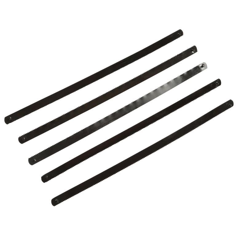 Hyper Tough 6-inch Mini Hacksaw Blades 5-Pack Steel for Metal