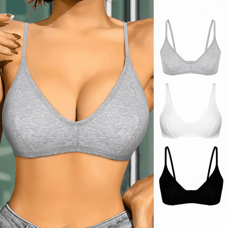Women s Bra Wireless Bra Stretch Breathable Sports Bra Lightly Lined Bralette Stretch