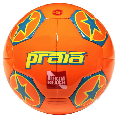 Baden Praia Soccer Ball, Size 5, Green and Orange
