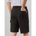 thumbnail image 3 of Demotime Men's Hiking Cargo Shorts Lightweight Casual Outdoor Work Shorts for Men with 5 Zipper Pockets Deep Grey 2XL, 3 of 7