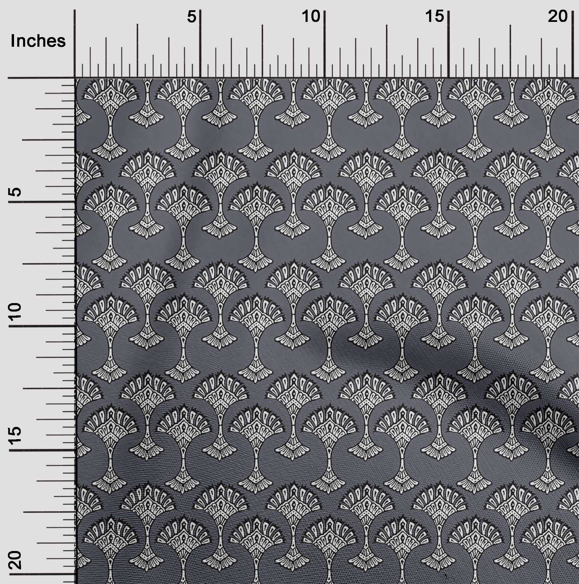 109 Bty Raa oneOone Cotton Flex Fabric Floral Block Print Fabric BTY 40 Inch Wide ...