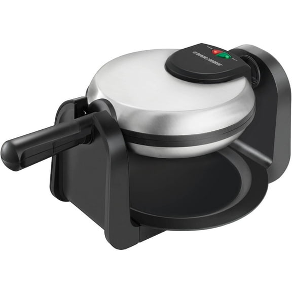 Black & Decker WM1404S Stainless Steel Rotary Waffle Maker