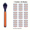 thumbnail image 1 of Multi-Layer Razor Hair Removal Tools Shaver Replacement Parts Classic Shaver Razor Blades, 1 of 5