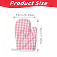 thumbnail image 3 of Torqee Oven Mitts and Potholders BBQ Gloves-Oven Mitts with Recycled Cotton Infill Silicone Non-Slip Cooking Gloves for Cooking Baking Grilling,Pink, 3 of 4