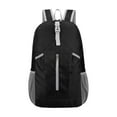 thumbnail image 2 of Foldable Backpack, Hiking Equipment, Lightweight Daypack, 0.5 Lb Pack, for Cycling, Hiking, and Travel, Black, by FAJHHA, 2 of 8