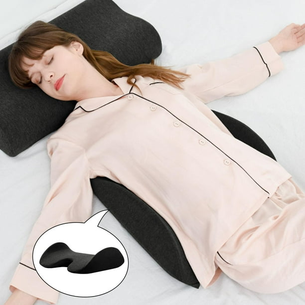 Cojin de Almohada de Apoyo de Espuma Viscoelastica Almohadilla para La cinturo funciones Duradero atencion Almohada para oscuro Yinane