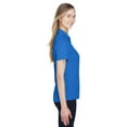 thumbnail image 3 of North End 78632 Women's Recycled Polyester Performance Pique Polo-Light Nautical Blue-XS, 3 of 3