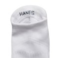 thumbnail image 2 of Hanes Moves Impact Zone Men's Cushioned Socks Pack, 4-Pair , X-Temp, Heel-Shield, Moisture Wicking White 6-12, 2 of 4