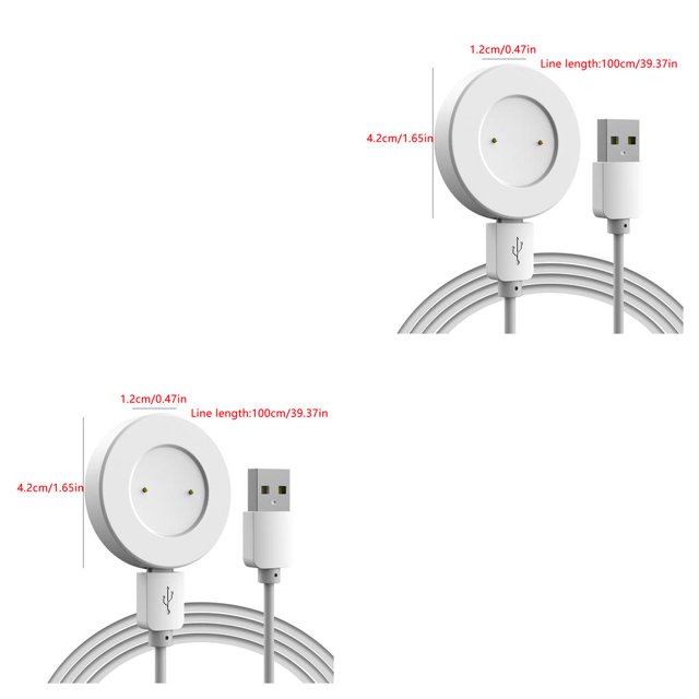 Matsuzay Watch Base Charger PC y base de carga ABS para Watch GT 2 Smart Watch Accesorio de carga 2piezas