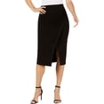 thumbnail image 1 of Anne Klein Womens Slit Pencil Skirt, Black, Small, 1 of 1
