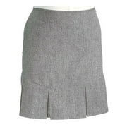 M.E. - Women's Plus Box-Pleat Tweed Skirt