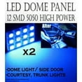 thumbnail image 6 of ICBEAMER pair BLUE 12-SMD LED Panel High Power Lights Interior Map/Dome/Door Light, 6 of 7