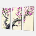 thumbnail image 3 of Designart ' The Japanese Tree With Purple Flowers On ' Traditional Canvas Wall Art Print, 3 of 3