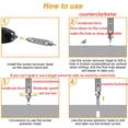 thumbnail image 2 of Juego de extractores de tornillos THOSAF de 6 piezas, acero HSS 4341, 2 of 7