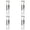 Black 4PCS, variant on Double Ended Eyeshadow Brush For Beginners Soft Bristled Makeup Brush That Does Not Absorb Powder Blends And Easily Applies Makeup 2pc, 5.11 inch, Black 1PCS