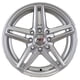 thumbnail image 1 of Rin 14X6 4-100 PRW Mod: P576 ET30 CB73.1 HYPER SILVER MACHINE FACE PRW P576, 1 of 3