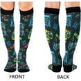 thumbnail image 2 of FREEAMG 1 Pair Gamepad Controller Compression Socks 20-30mmHg Knee High Women Socks Tube Athletic Stockings for Men Sport Soccer Running Cycling Medical Nurse Winter Travel, 2 of 7
