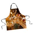 thumbnail image 1 of DOLITY Christmas Apron -Unisex Kitchen Various Pattern -Fade Machine Washable - 3 3, 1 of 6