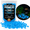 Blue, variant on Glow in the Dark Aquarium Pebbles for Fish Tanks & Terrariums, Decorative Glow Stones, Rainbow & 200pcs