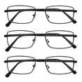 thumbnail image 2 of Gafas de lectura Success Eyewear, paquete de 3 unidades, metal con borde completo, color negro, 2 of 4