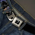 thumbnail image 2 of Riddler "?" Black Silver The Riddler W Batman Silhouette Webbing Seatbelt Seatbelt Belt Standard, 2 of 2