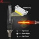 thumbnail image 2 of Universal 12V Amber LED Motorcycle Turn Signal Lights Kit, IP68 Waterproof Rear Blinker Accessories, 4-Pack Flasher Indicators for Bikes, 2 of 5
