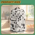 thumbnail image 4 of FOR U DESIGNS Rose Leaves Print Washable Blender Dust Cover with Pockets Durable, Slip-On, Reusable, with 2 Side Pockets, Fits Kitchen Counter Storage, 4 of 7