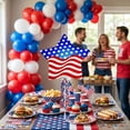thumbnail image 5 of PMU Patriotic Prism Pre-inflated Star Shaped Flag 9 Inch Mylar-Foil Balloon with Stick (3/pkg)Pkg/1, 5 of 7