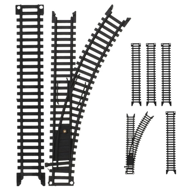 CIMAXIC kit d'Art pour Filles 1 Ensemble Accessoires de Voies Ferrées en Plastique Jouet de Construction de Voie Ferrée Modèle de Voies Ferrées pour Arbre de Noël Table à Manger, 7.4"X3.54"X0.16 Pouces