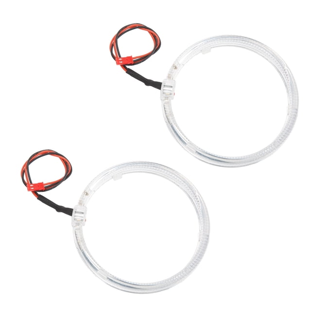 Anillos de faros LED, par de señales de giro de ángel LED de 9 a 36 V, ojos de ángel, lámpara de conducción, ojos de ángel, rendimiento finamente sintonizado