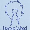 thumbnail image 2 of CafePress - Ferrous Wheel Chemistry Body Suit - Baby Light Bodysuit, Size Newborn - 24 Months, 2 of 4